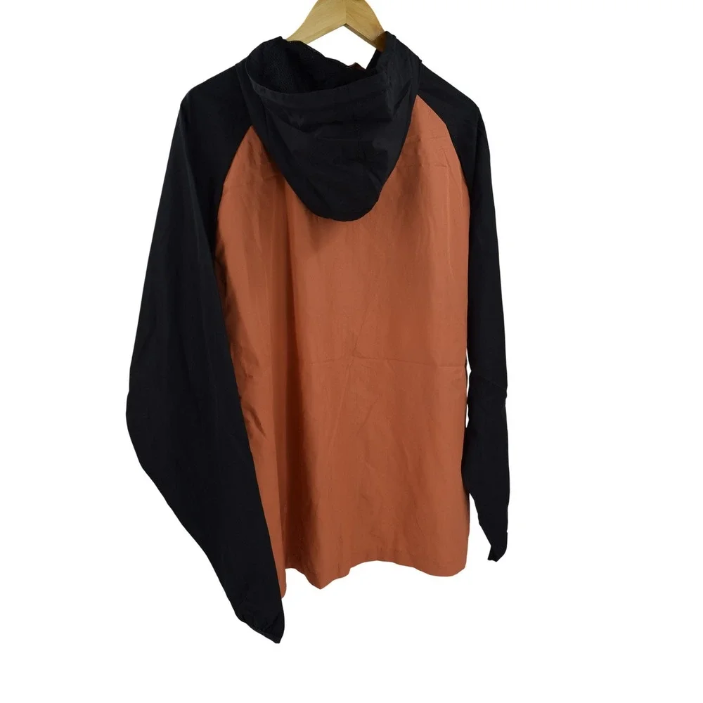 RVCA Ryder Jacket Mens Large Windbreaker‎ Full Zip Hooded Color Block